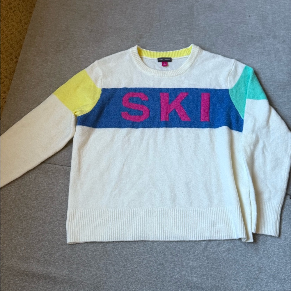 Vince Camuto Color Block Ski Sweater